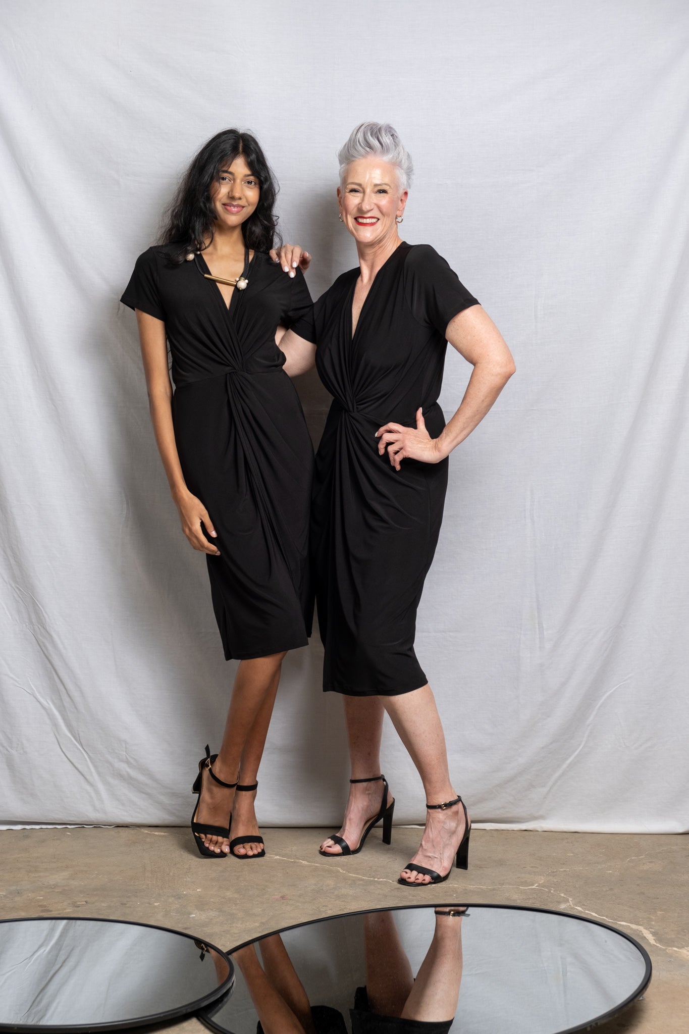 Midi Twist Dress - Black (More Options)