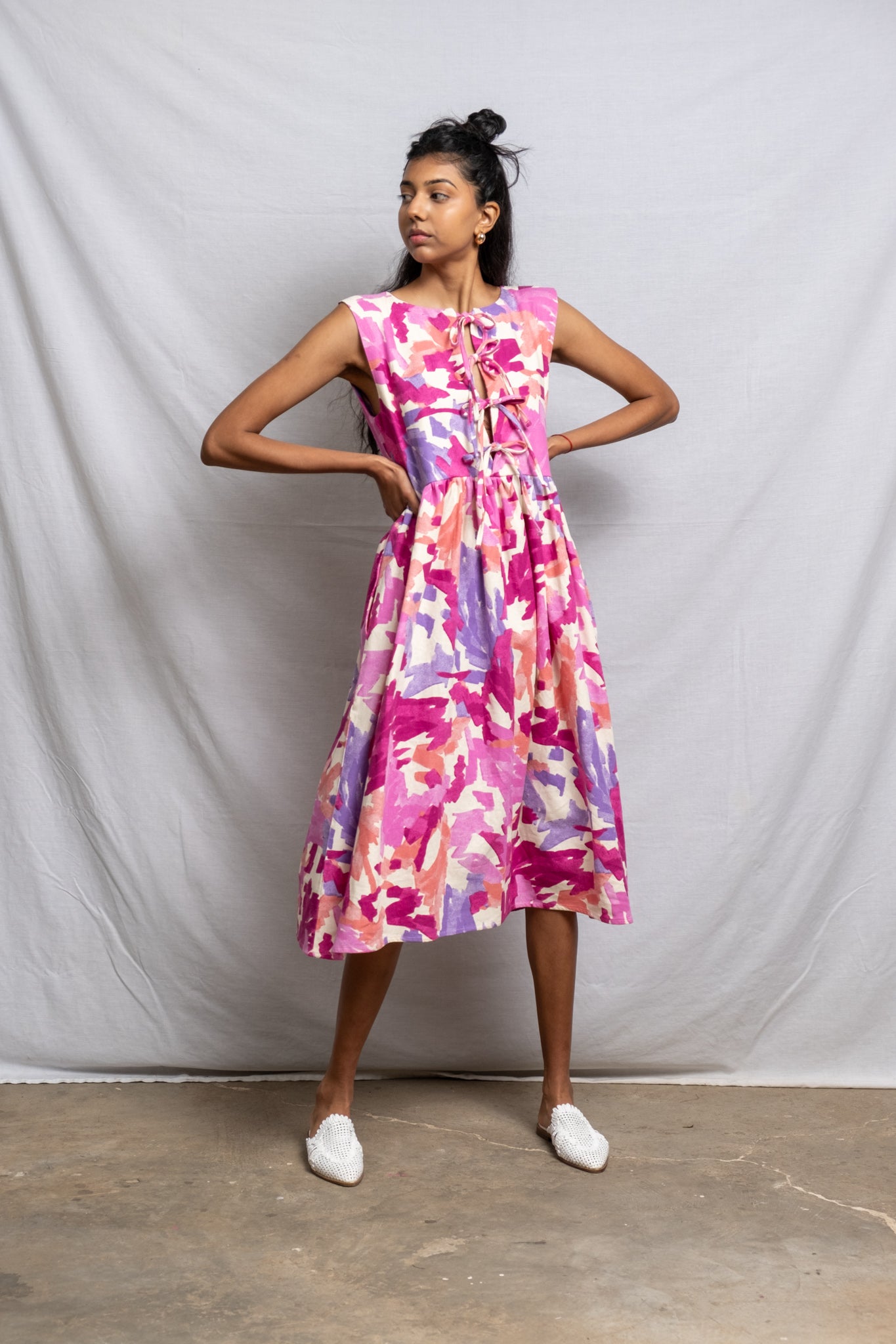 Playlist Dress - Brush Stroke Print
