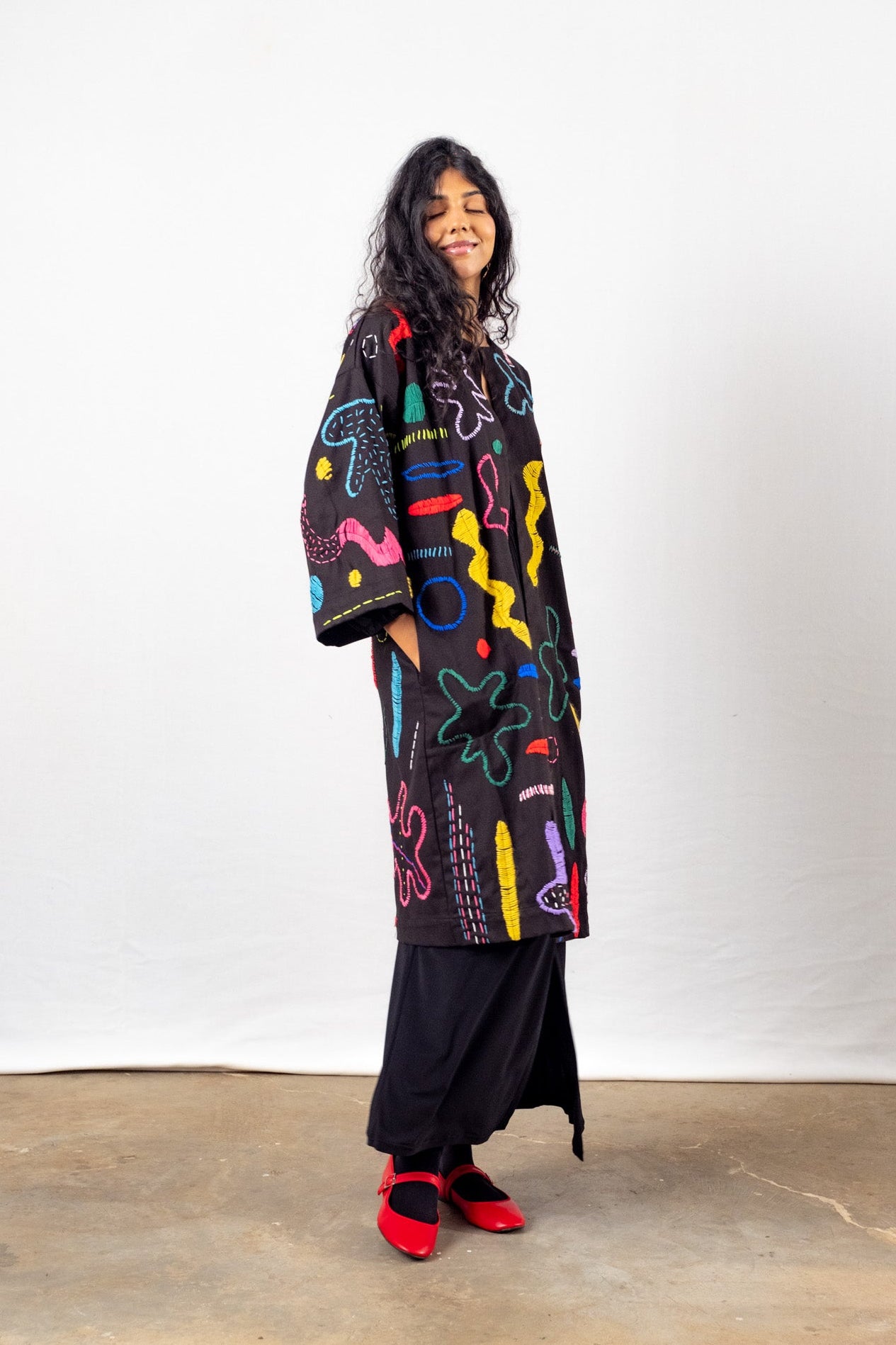 Hand Embroidery Coat