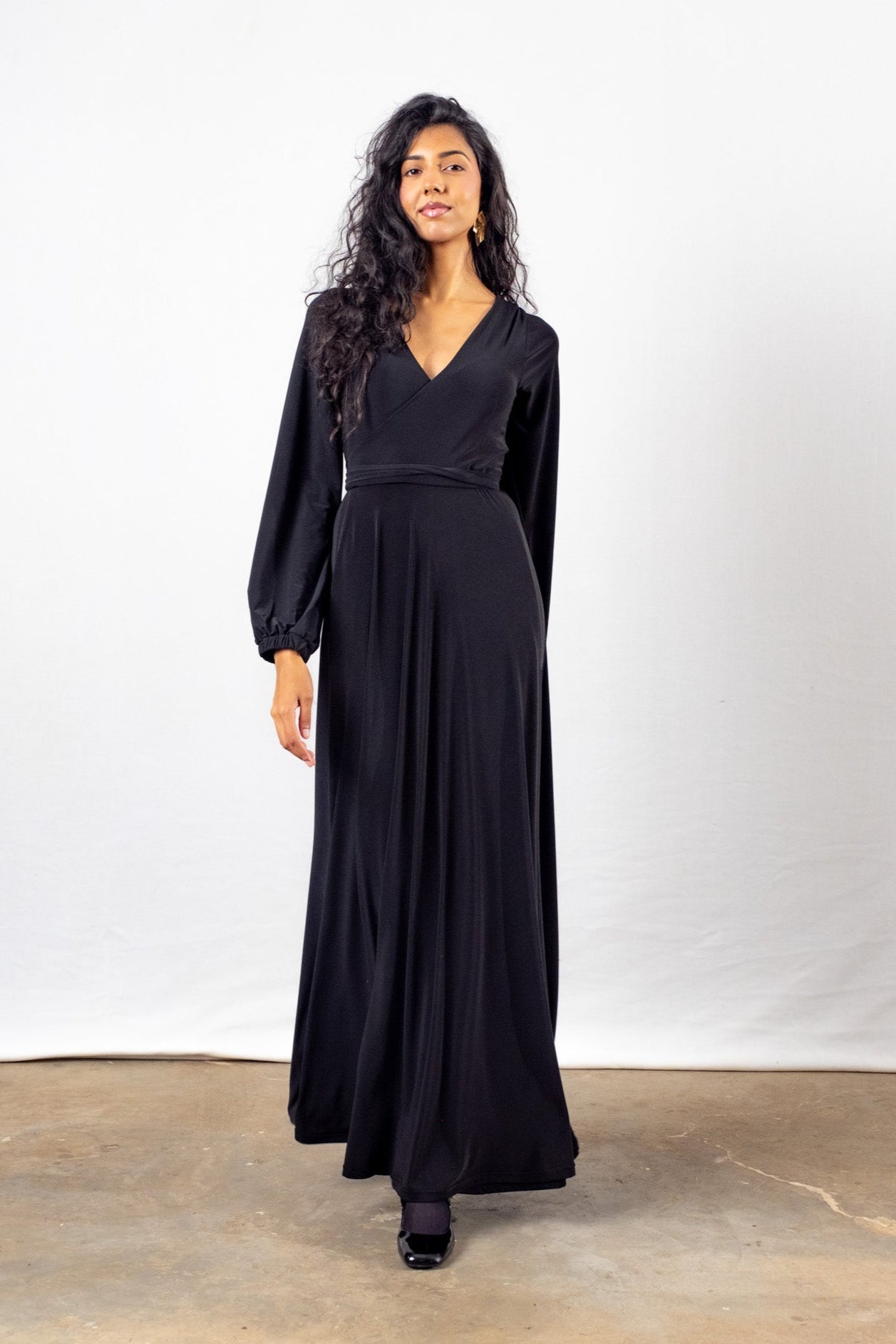 Winter Maxi Wrap Dress | Multiple Colour Options