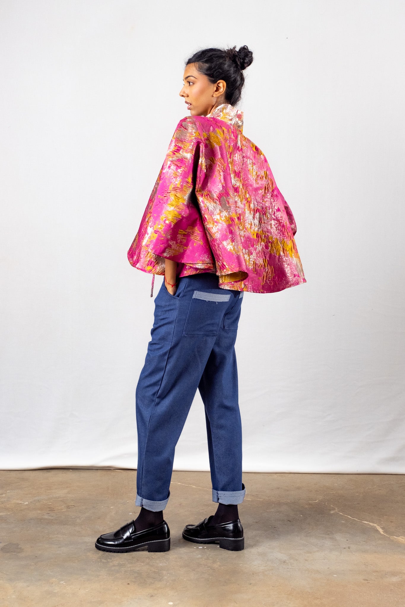 Cropped Cape Top | Sunrise