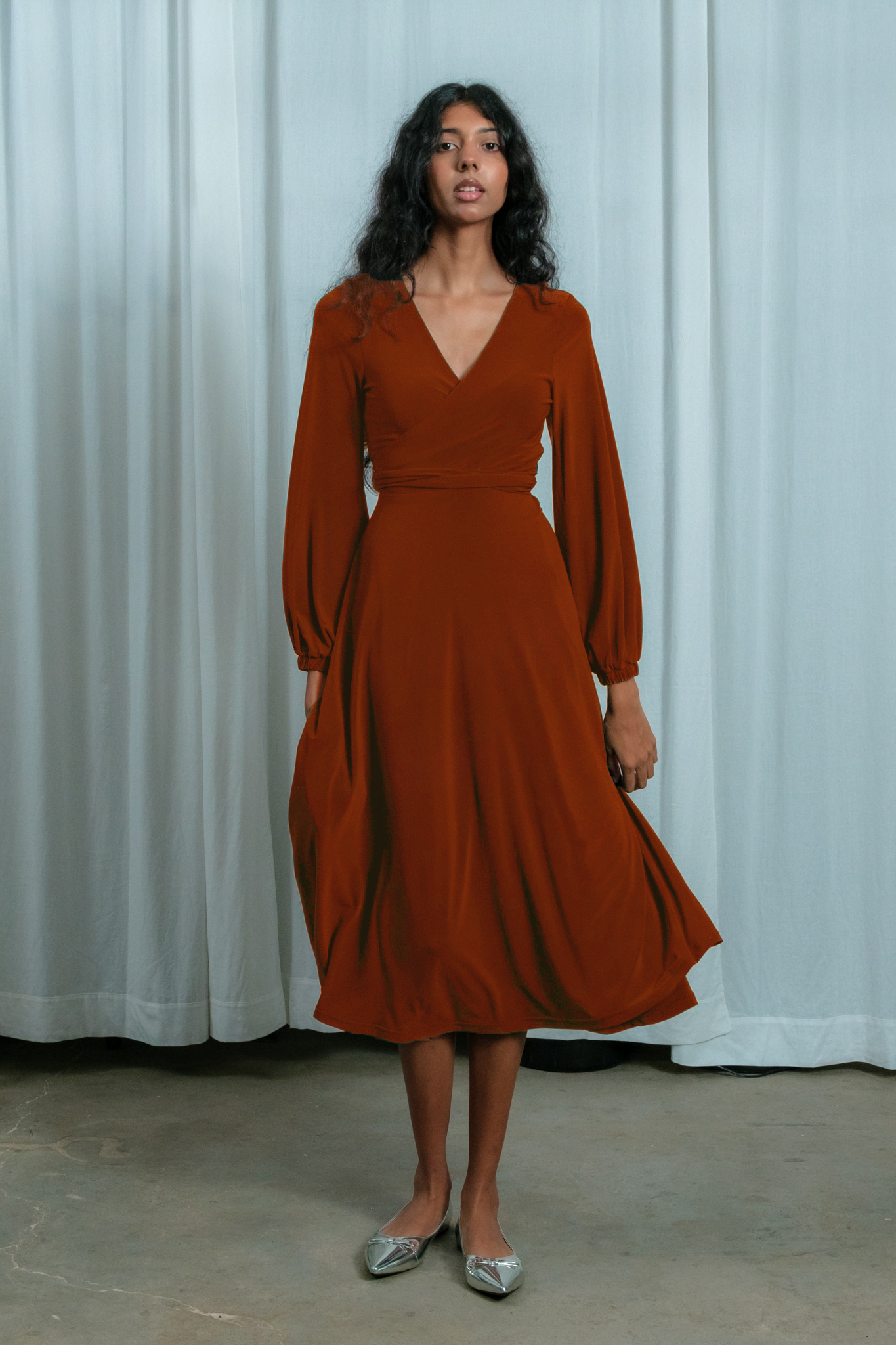 Winter Midi Wrap Dress | Multiple Colour Options 34 Winter Midi Wrap Dress | Multiple Colour Options 34