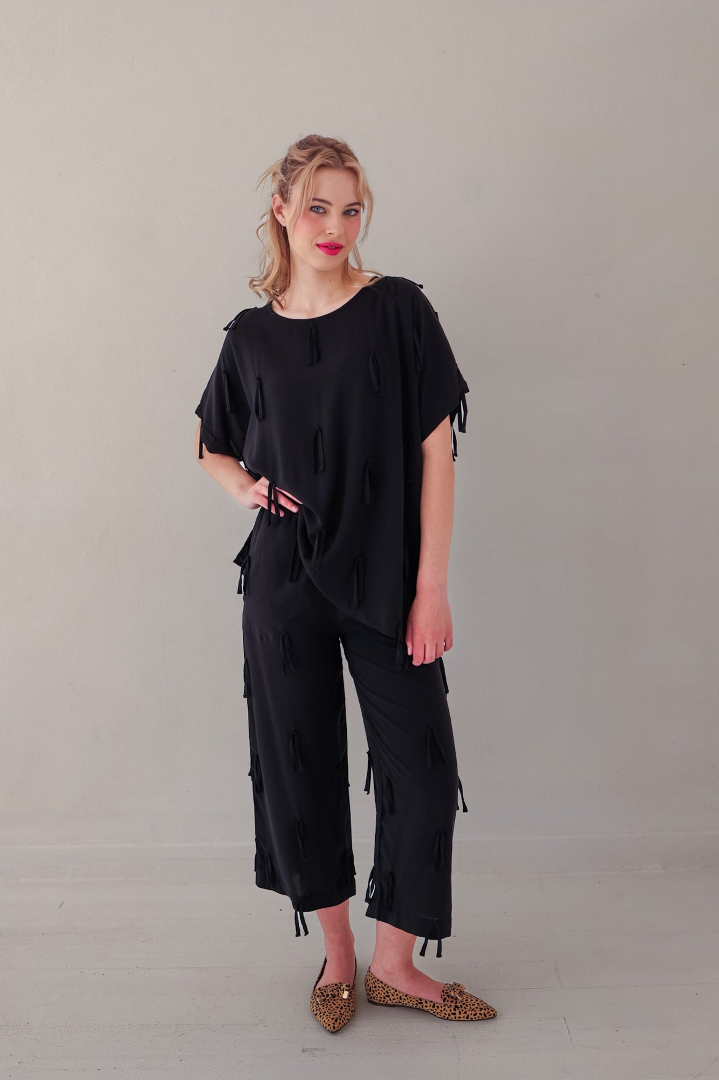 Texture Top | Black
