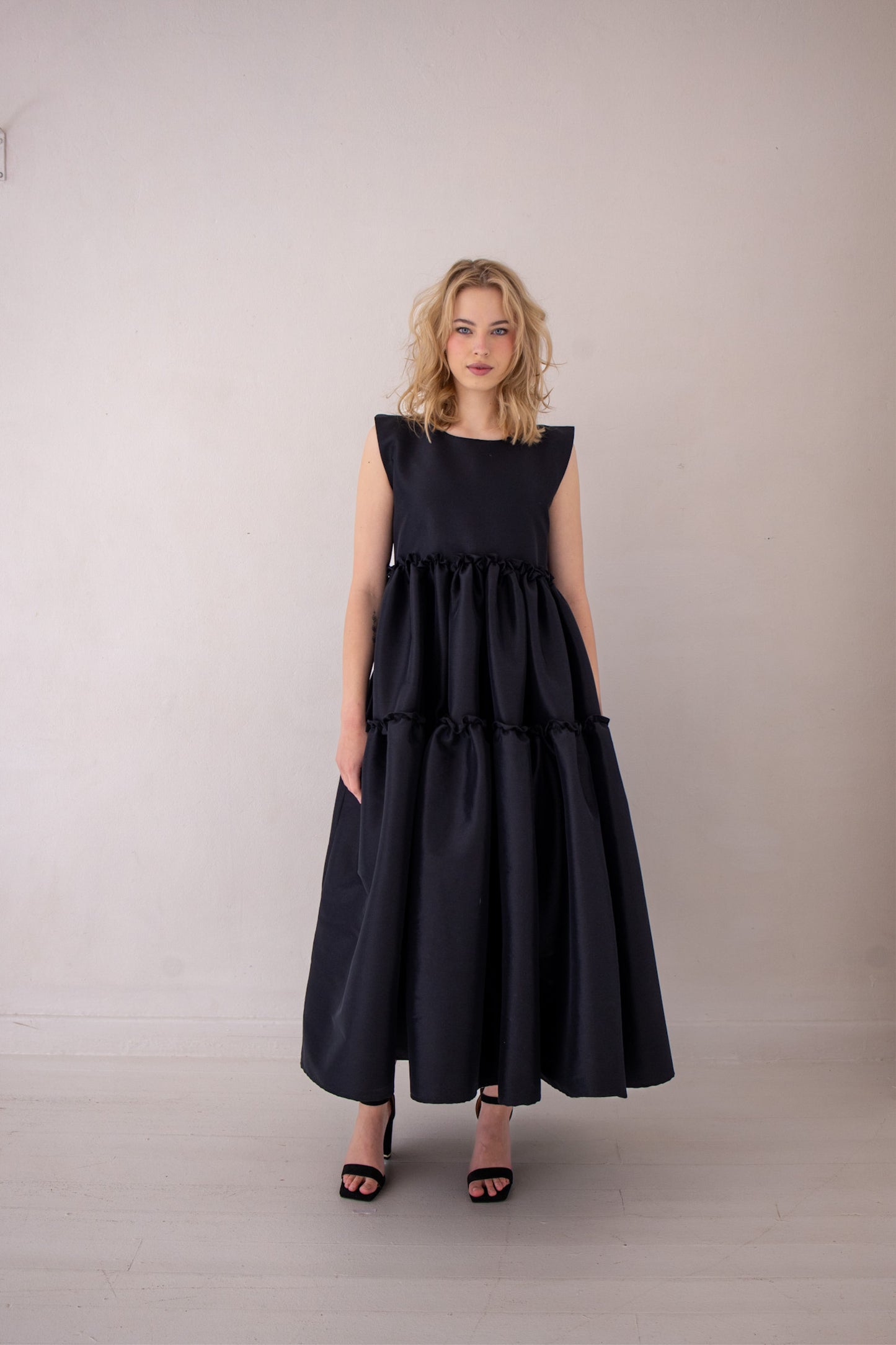 Abundance Maxi Dress | Emerald Green & Black