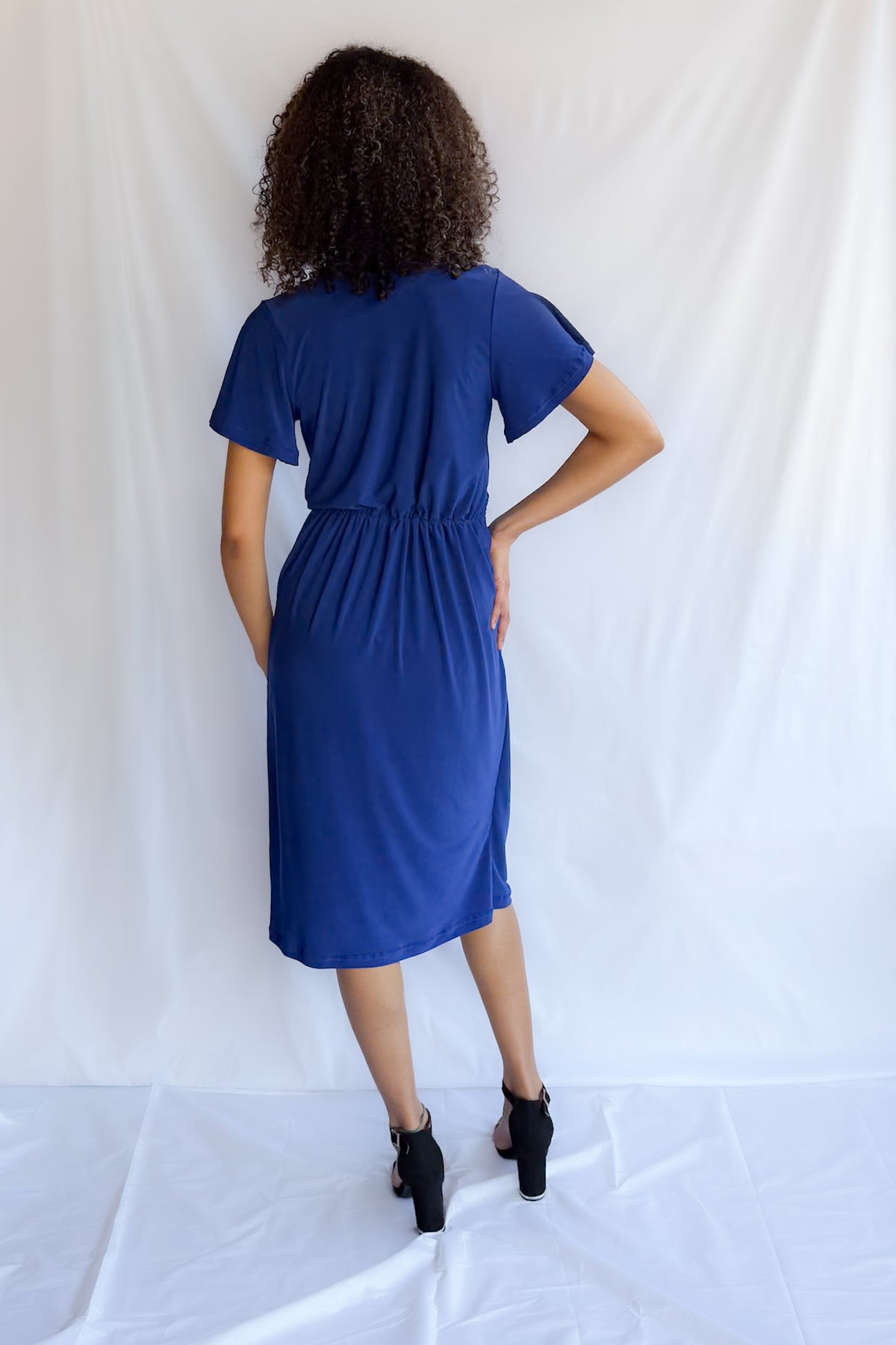 ALLURE TWIST MIDI DRESS | More Colour Options