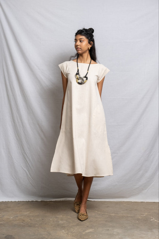 Annemarie Dress - Natural SALE size 32,38,40