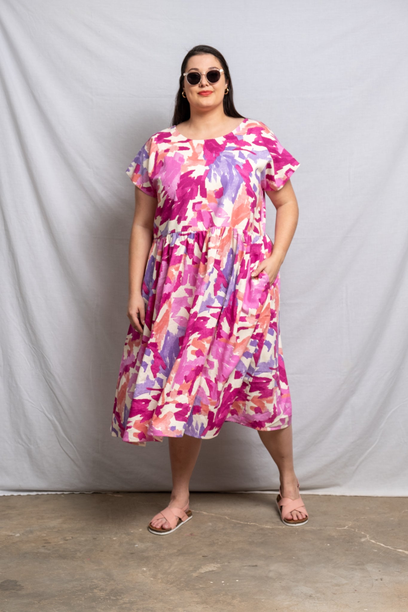 Playlist Dress - Brush Stroke SALE size 32,34,36,38