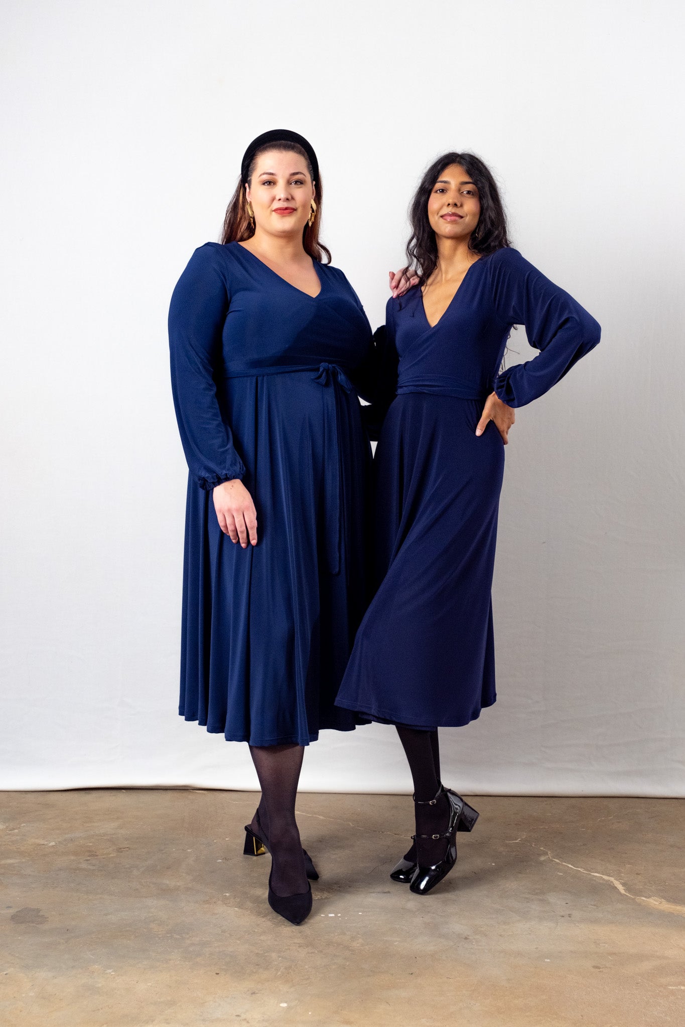 Winter Midi Wrap Dress | Multiple Colour Options