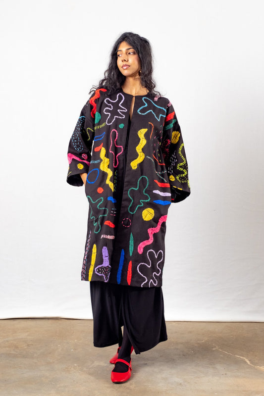 Hand Embroidery Coat