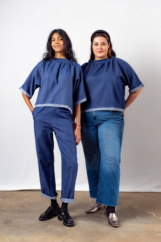 Spark Joy Top | Denim