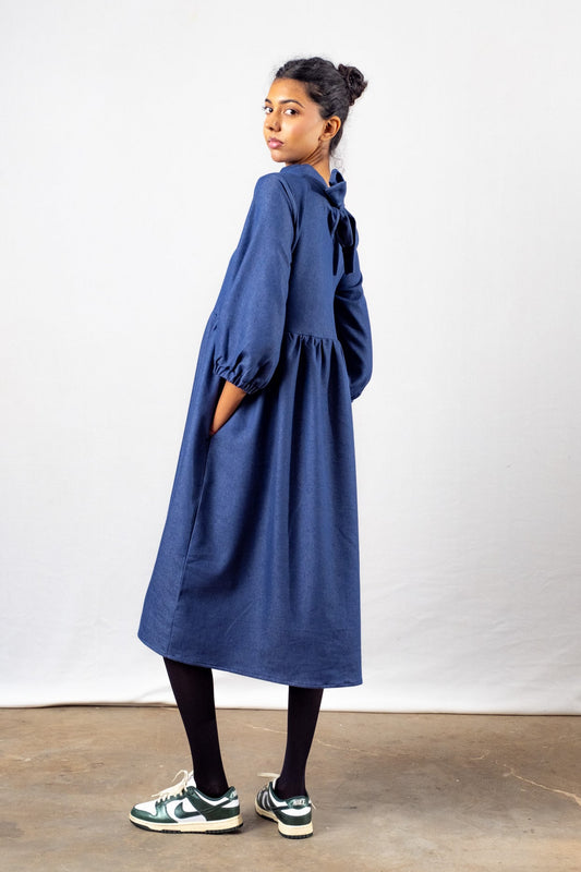 Bow Dress | Denim