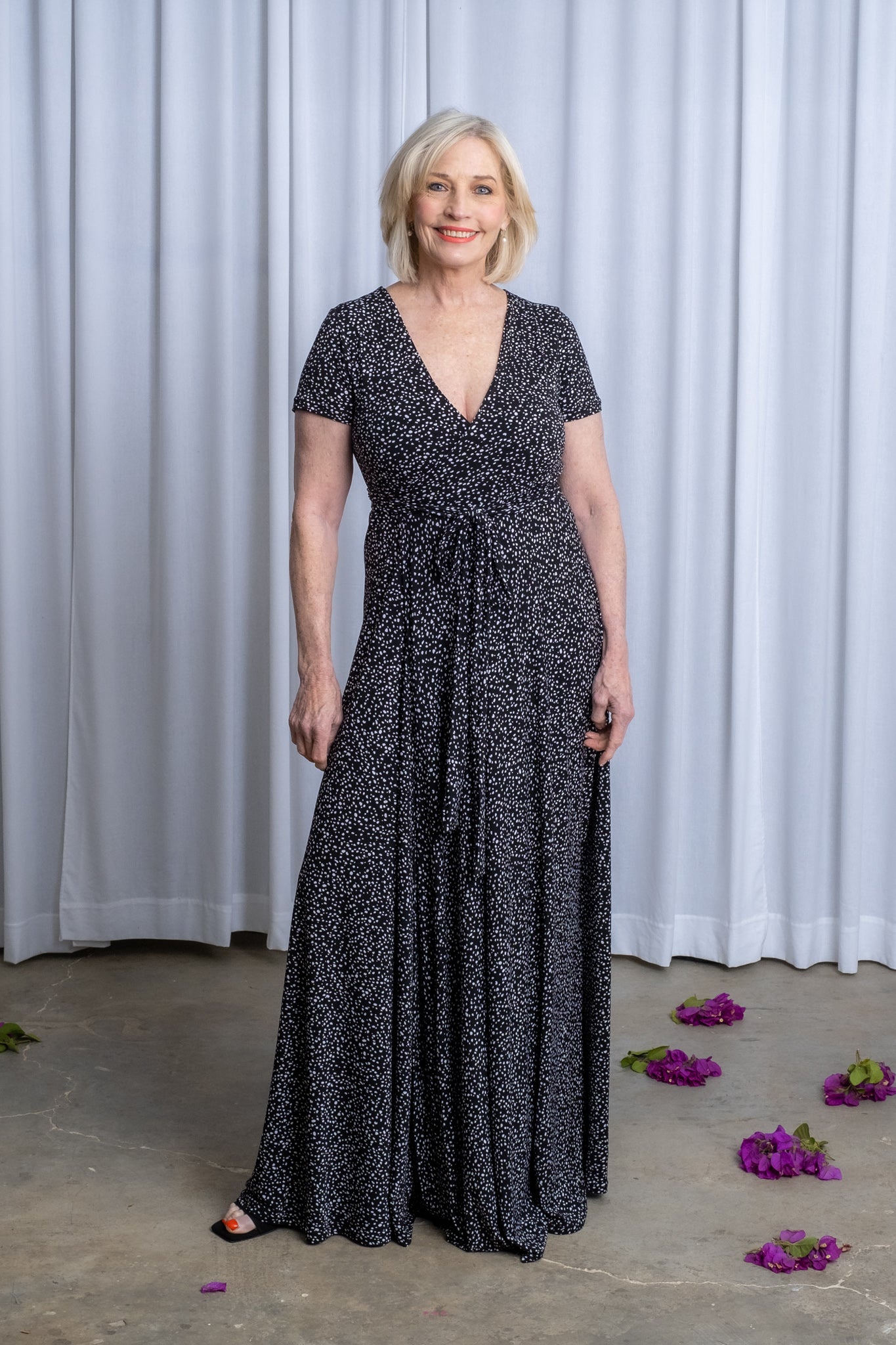 Maxi Wrap Dress - Milky Way SALE size 36