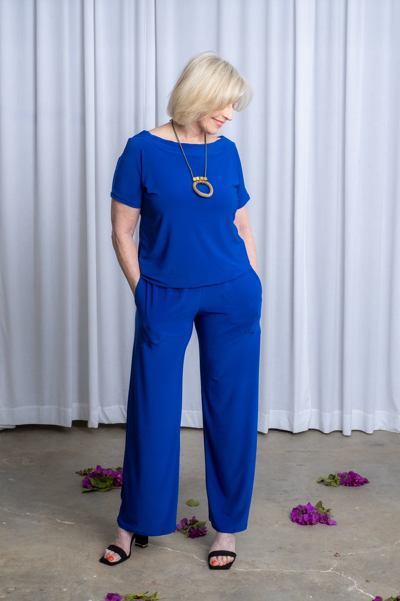 Summer Jumpsuit | Cobalt size 34
