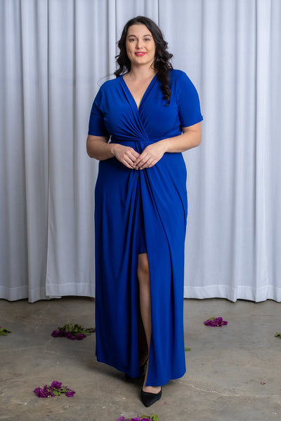 Maxi Twist Dress - Cobalt (More Options)