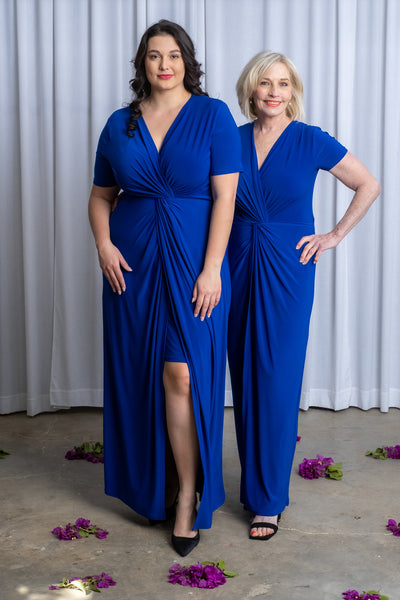 Maxi Twist Dress - Cobalt (More Options)