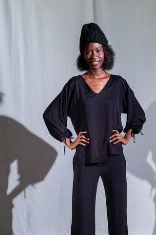Ubusika Tunic Top - Black