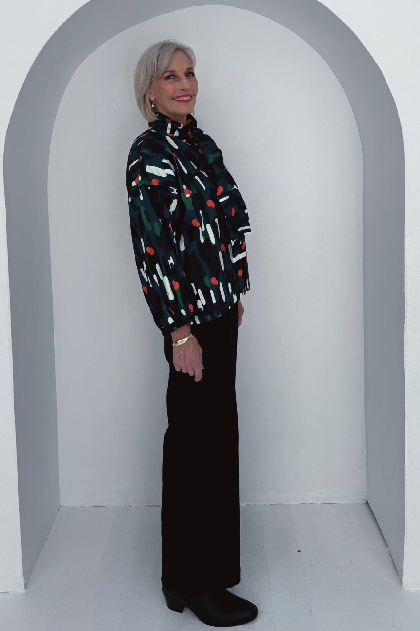 Artist Bow Jacket | Midnight Matisse