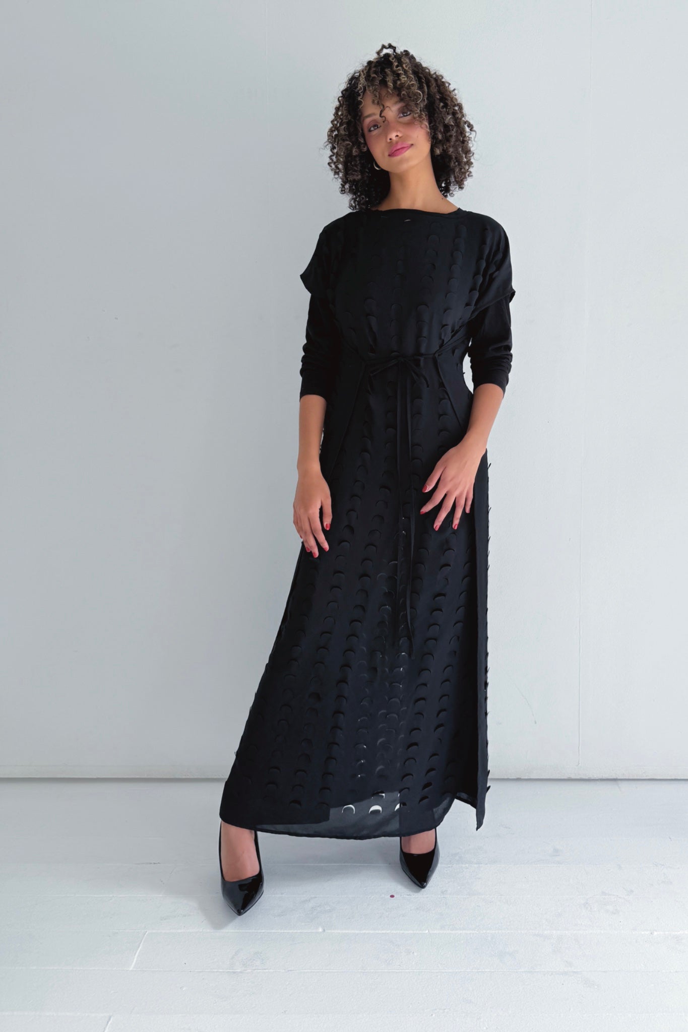 Laser Cut Maxi Dress | Multiple Colour Options