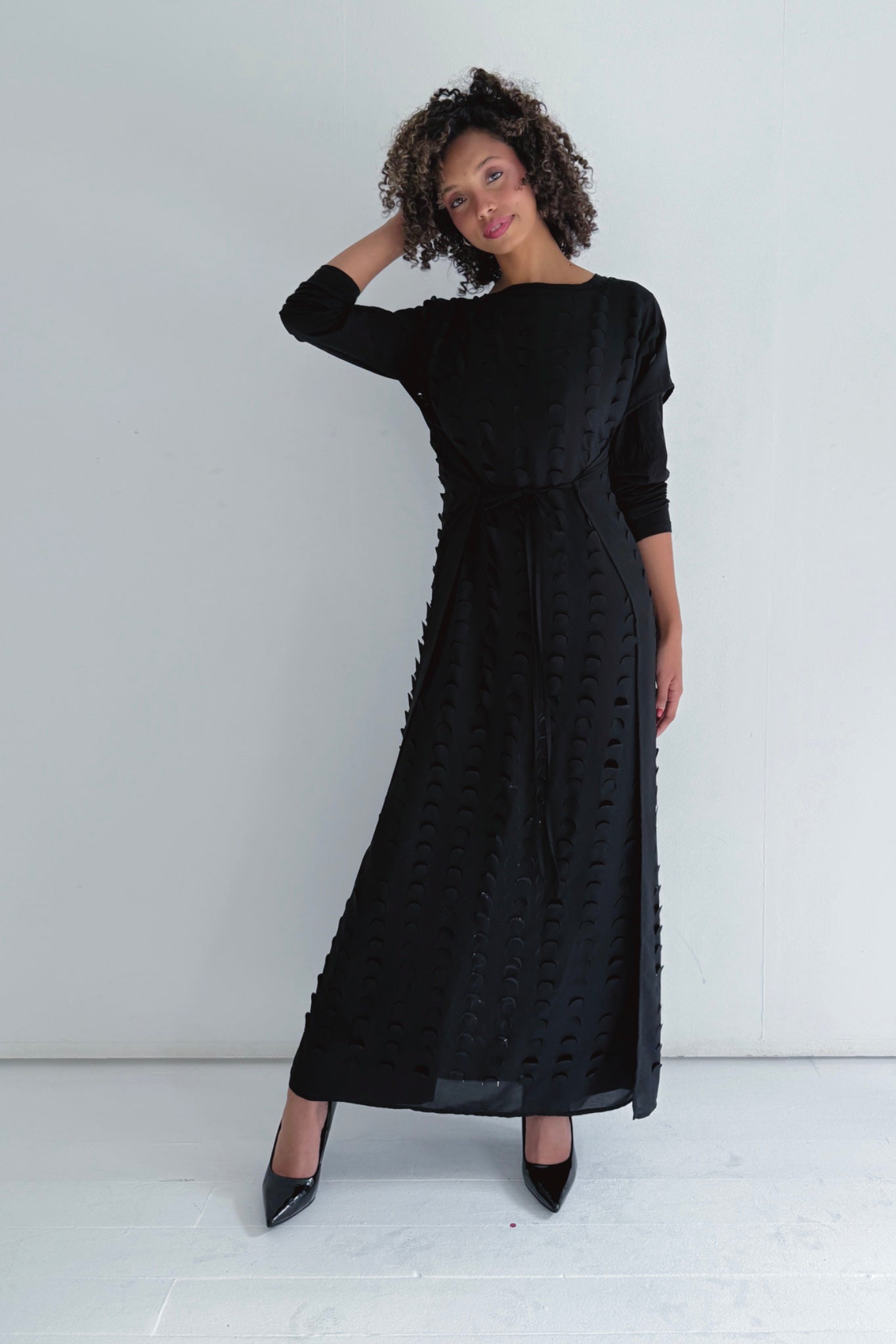 Laser Cut Maxi Dress | Multiple Colour Options