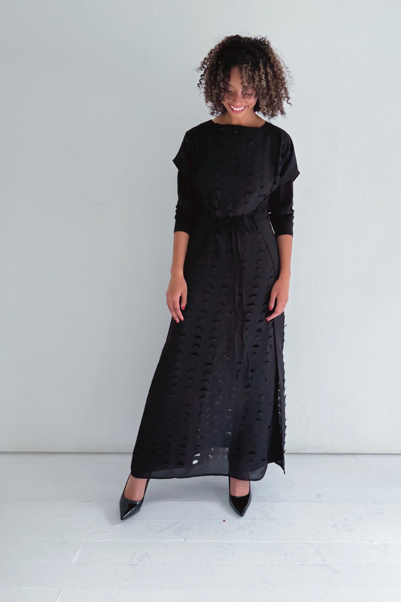 Laser Cut Maxi Dress | Multiple Colour Options