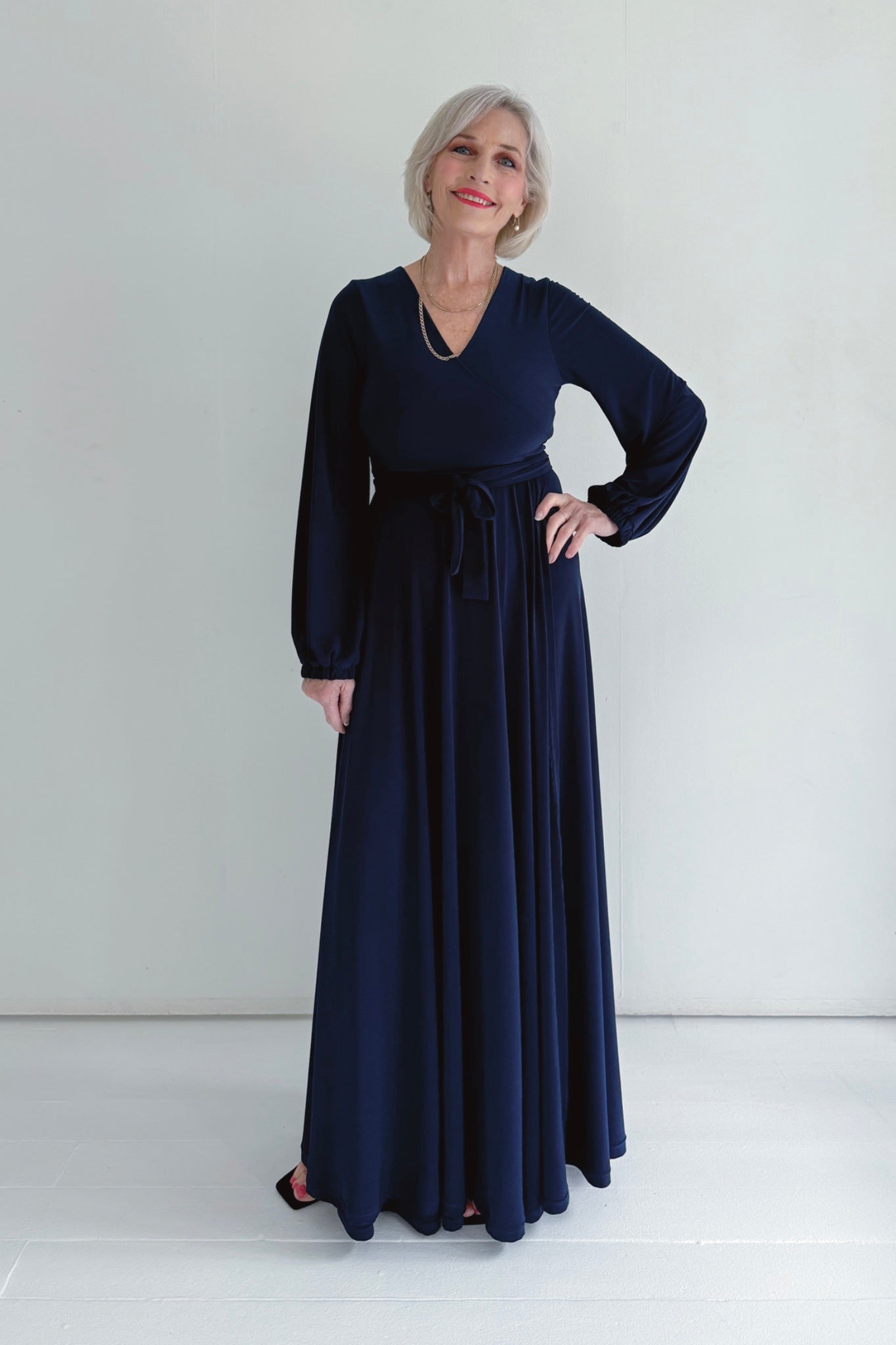 Winter Maxi Wrap Dress | Multiple Colour Options