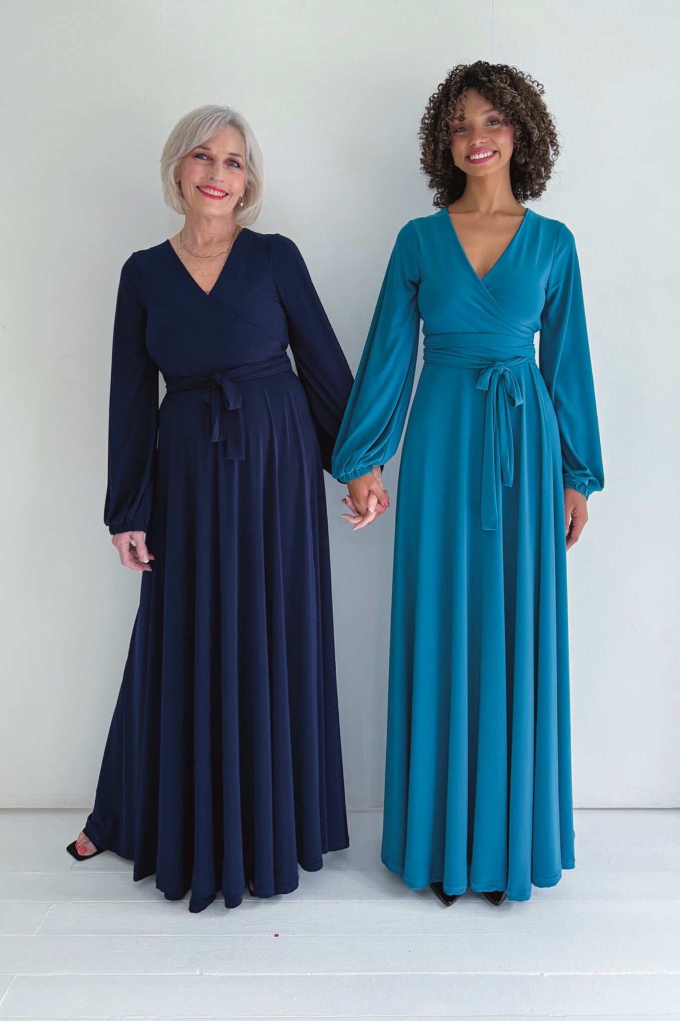 Winter Maxi Wrap Dress | Multiple Colour Options