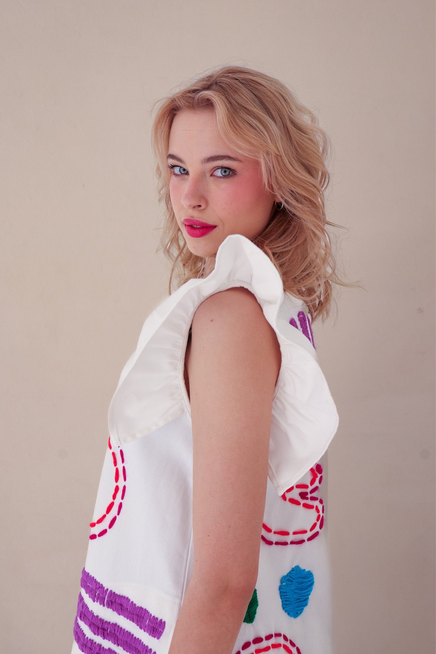 Artscape Dress | White