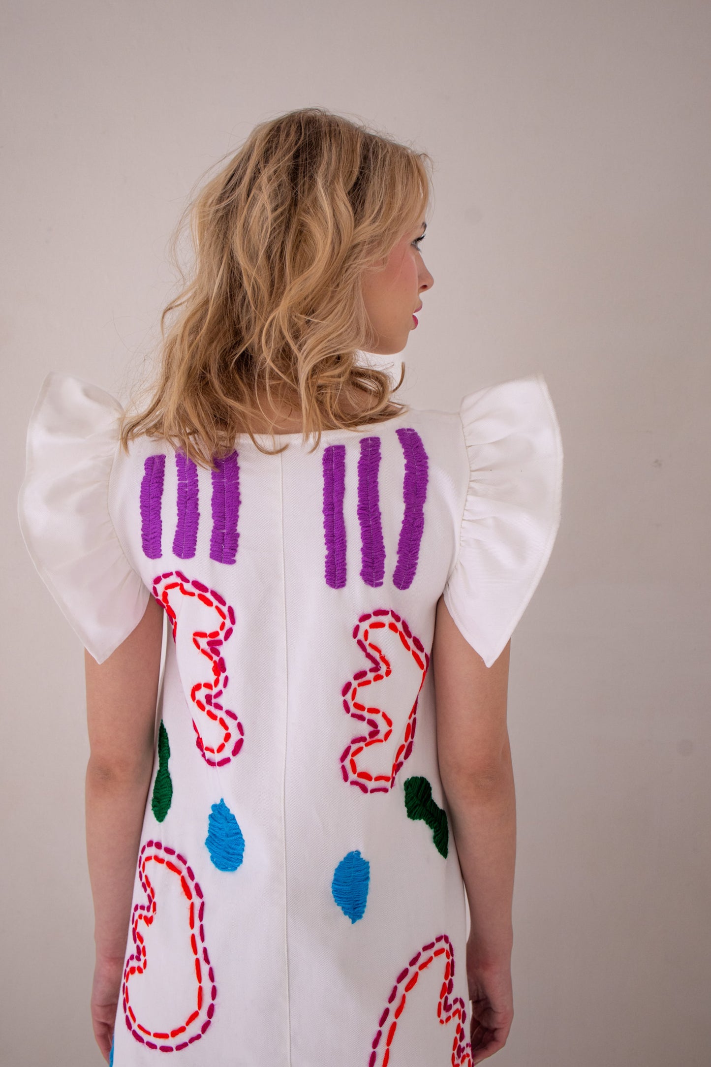 Artscape Dress | White