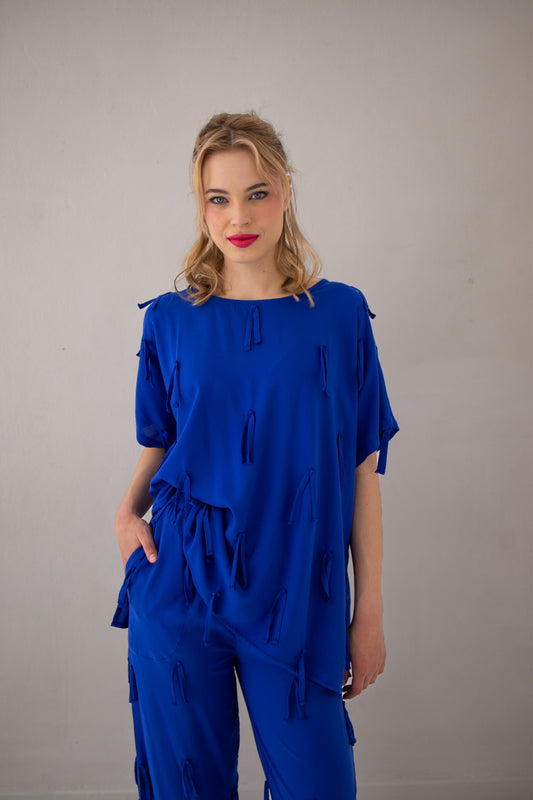 Texture Top | Cobalt