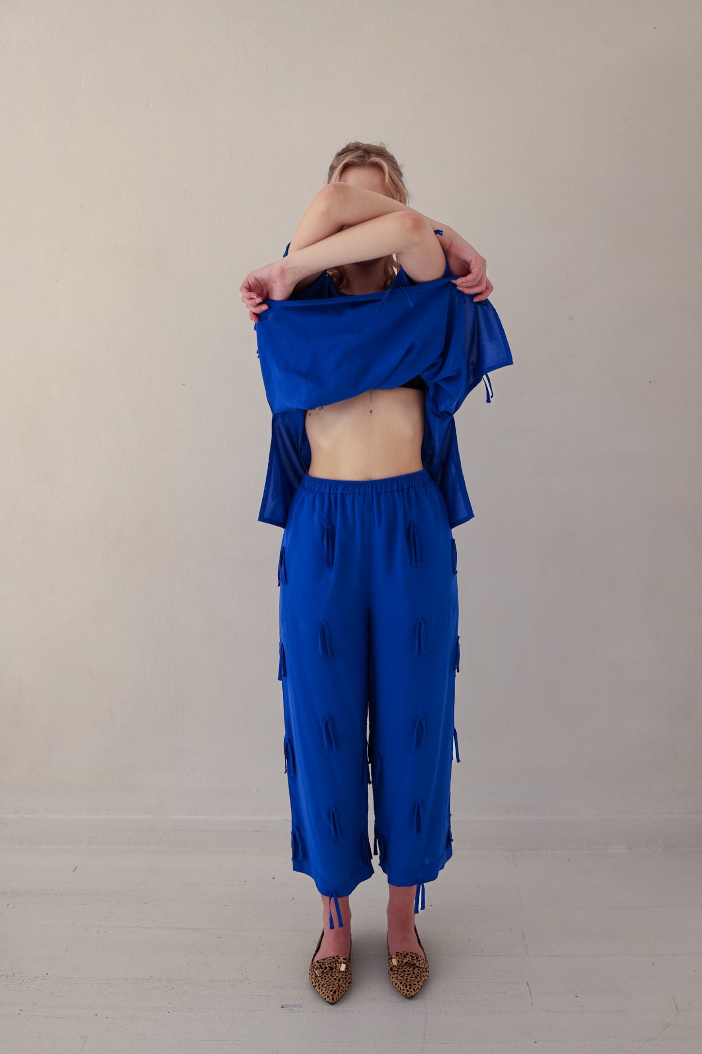 Texture Pants | Cobalt