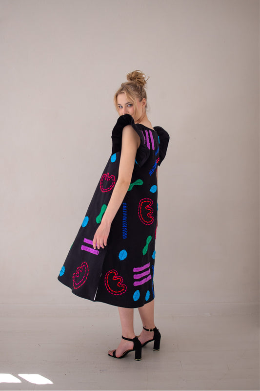 Artscape Dress | Black