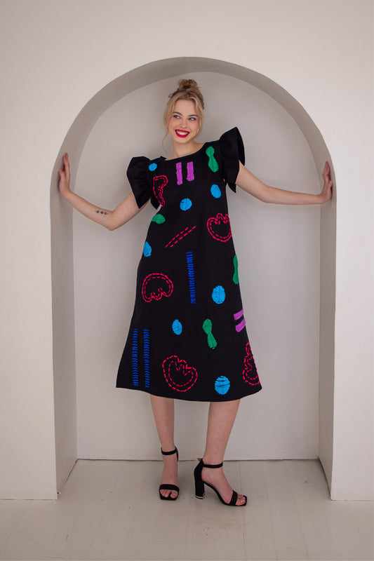 Artscape Dress | Black
