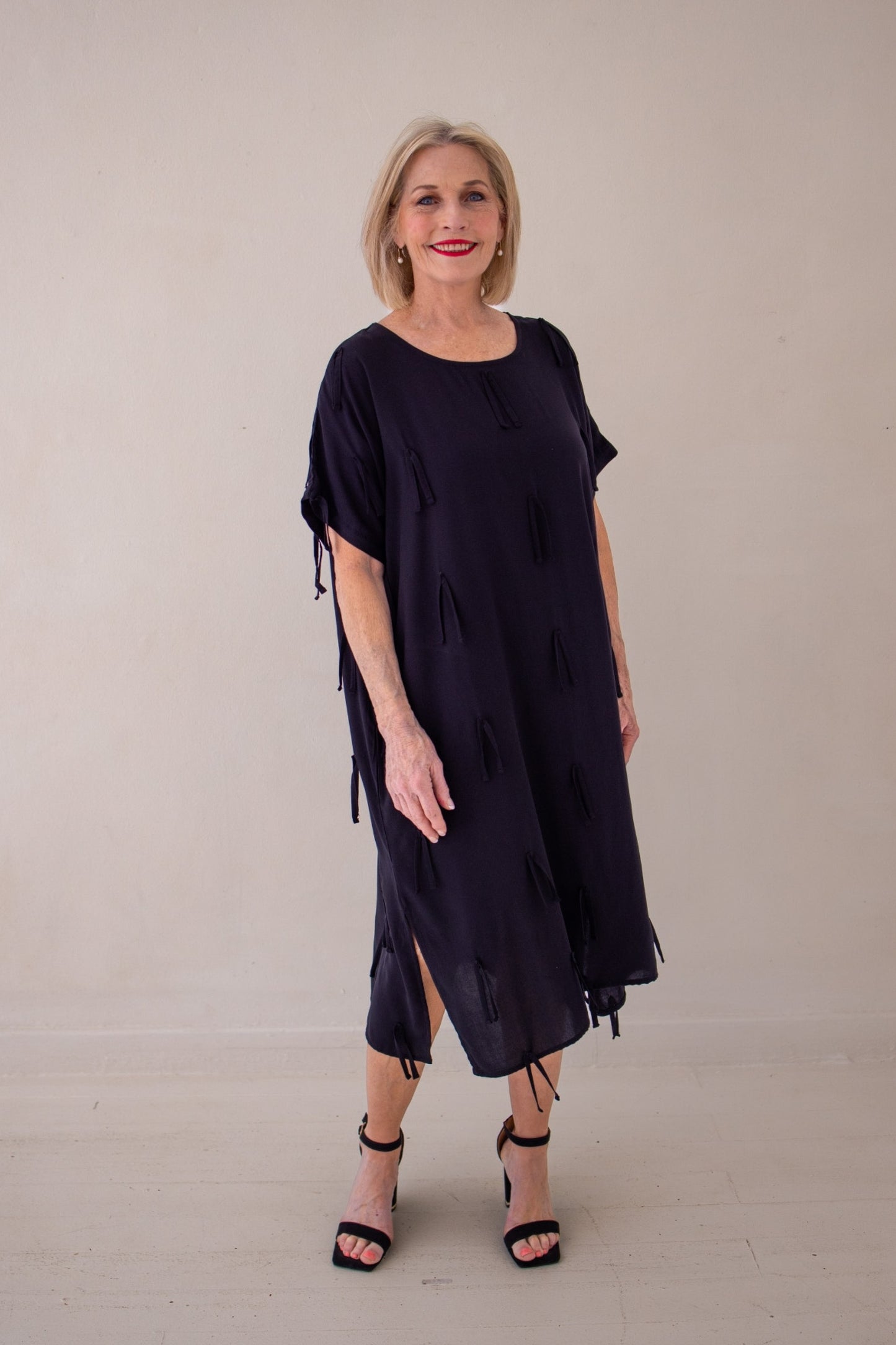 Texture Dress | Black