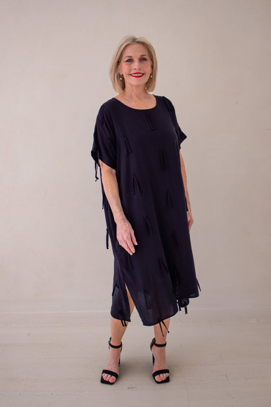 Texture Dress | Black