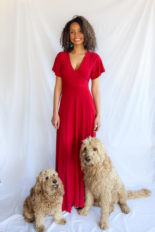 MARVELOUS MAXI WRAP DRESS | More Colour Options