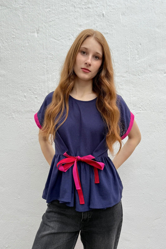 Heartbeat Top | Navy